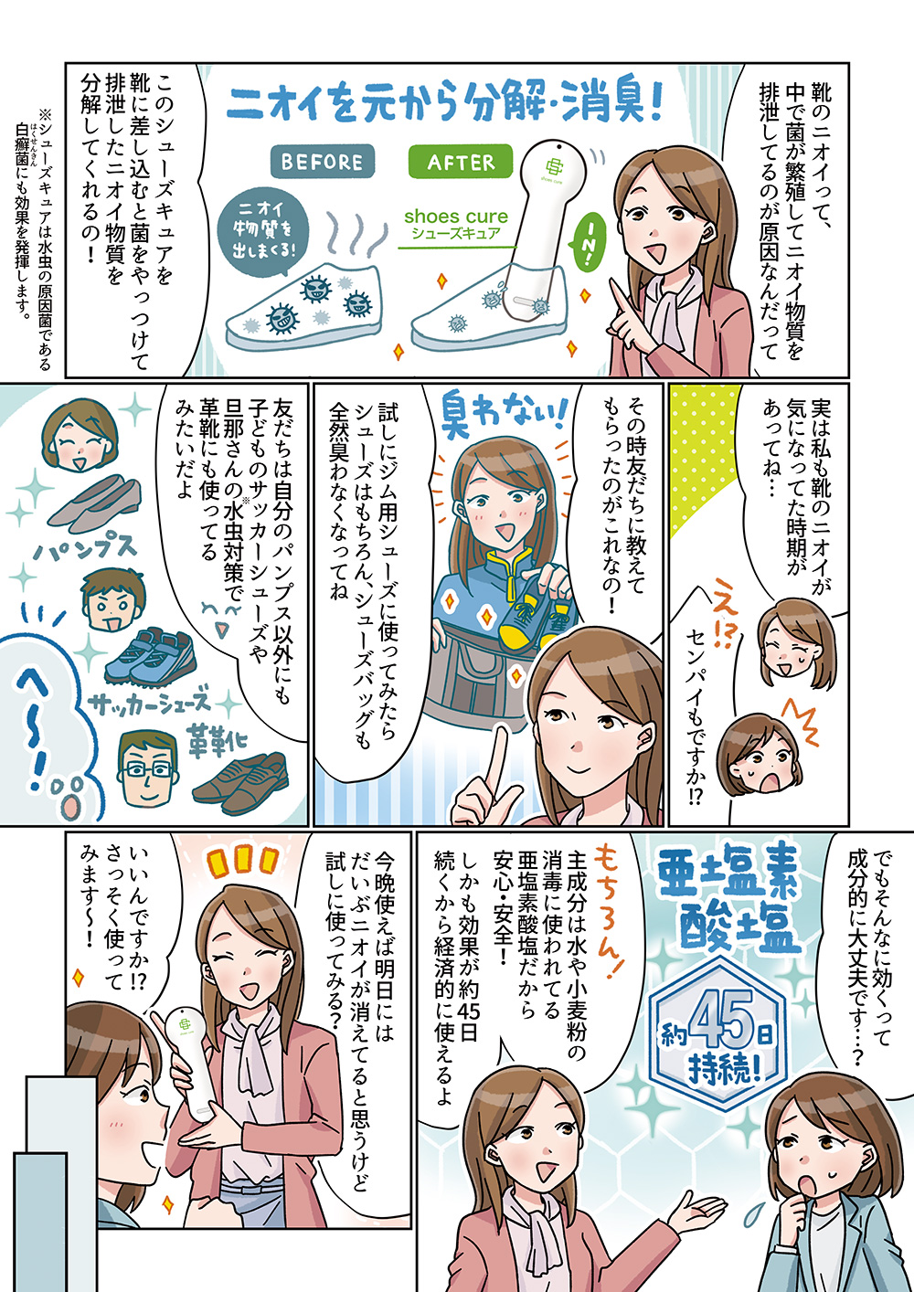 マンガでわかるシューズキュア:2ページ目
